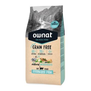OWNAT GATO GRAIN FREE STERILIZADO PESCADO 8KG